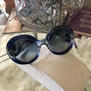 Authentic Prada Baroque limit edition ombré blue